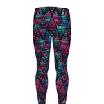 Triangle Ethnic Navajo Pattern Print Men's leggings