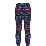 Triangle Ethnic Navajo Pattern Print Men's leggings
