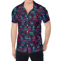 Triangle Ethnic Navajo Pattern Print Men's Shirt