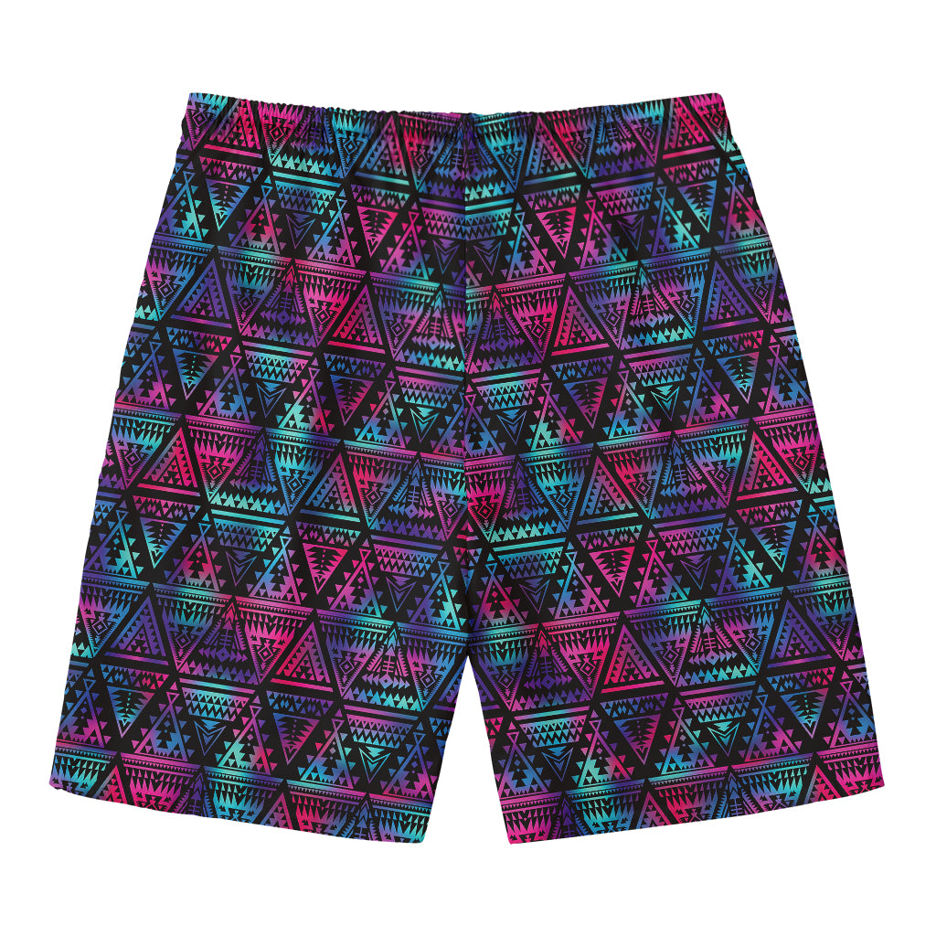 Triangle Ethnic Navajo Pattern Print Men's Swim Trunks