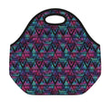 Triangle Ethnic Navajo Pattern Print Neoprene Lunch Bag