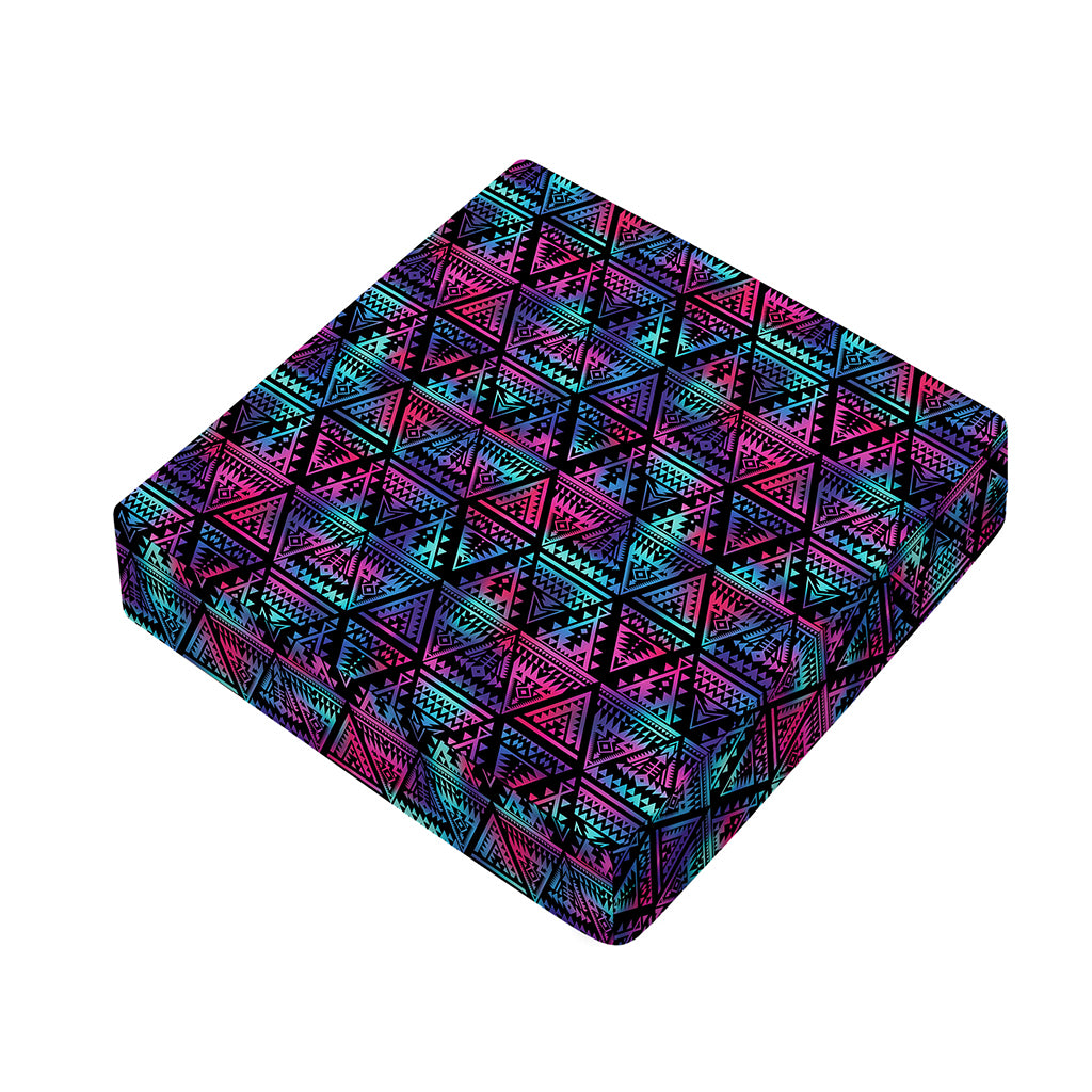 Triangle Ethnic Navajo Pattern Print Outdoor Seat Cushion Cover