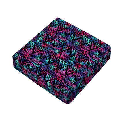 Triangle Ethnic Navajo Pattern Print Outdoor Seat Cushion Cover