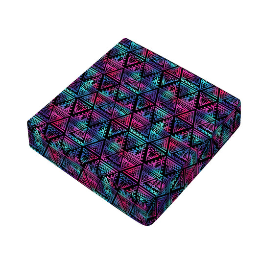 Triangle Ethnic Navajo Pattern Print Outdoor Seat Cushion Cover