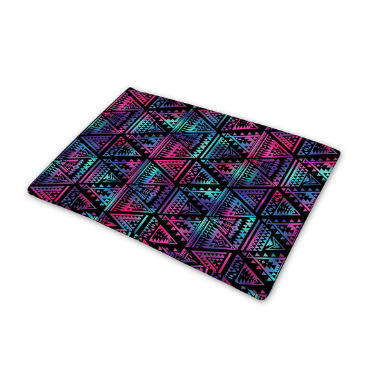 Triangle Ethnic Navajo Pattern Print Pet Cooling Mat Cover