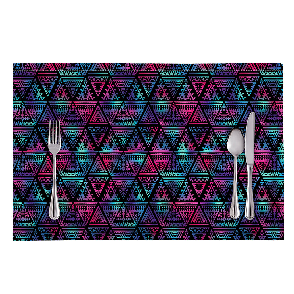 Triangle Ethnic Navajo Pattern Print Placemat