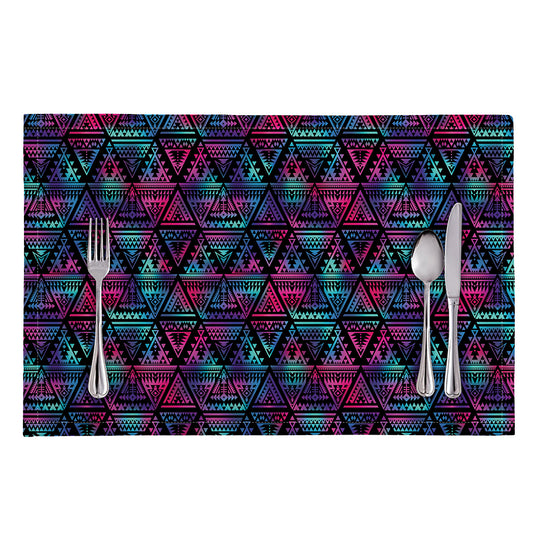 Triangle Ethnic Navajo Pattern Print Placemat