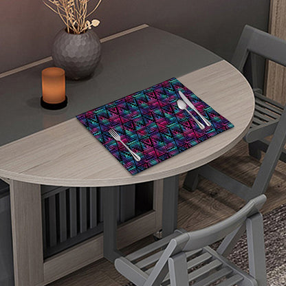 Triangle Ethnic Navajo Pattern Print Placemat