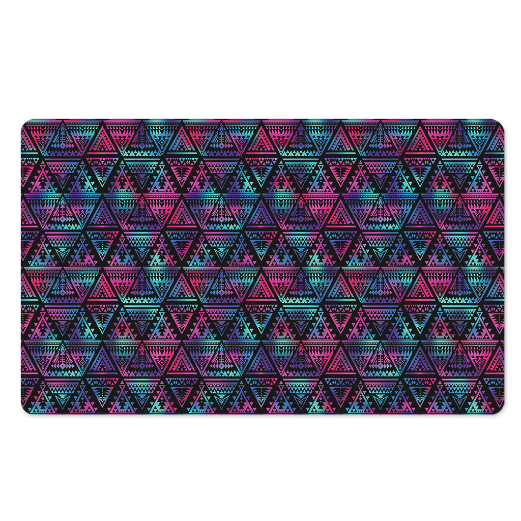 Triangle Ethnic Navajo Pattern Print Polyester Doormat