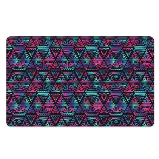 Triangle Ethnic Navajo Pattern Print Polyester Doormat