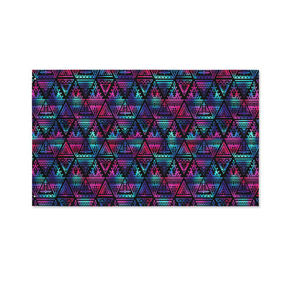 Triangle Ethnic Navajo Pattern Print Polyester Flag