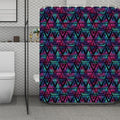 Triangle Ethnic Navajo Pattern Print Polyester Shower Curtain