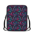 Triangle Ethnic Navajo Pattern Print Rectangular Crossbody Bag