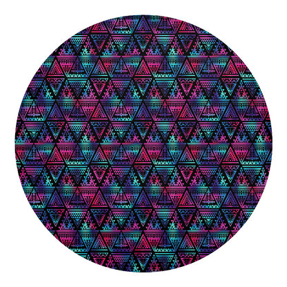 Triangle Ethnic Navajo Pattern Print Round Blanket