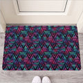Triangle Ethnic Navajo Pattern Print Rubber Doormat