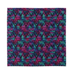 Triangle Ethnic Navajo Pattern Print Silk Bandana