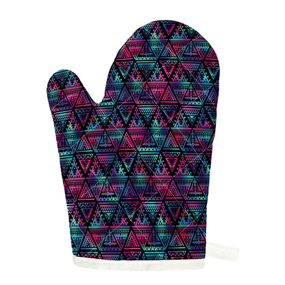 Triangle Ethnic Navajo Pattern Print Single Oven Mitt