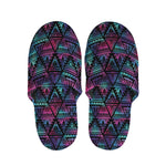 Triangle Ethnic Navajo Pattern Print Slippers