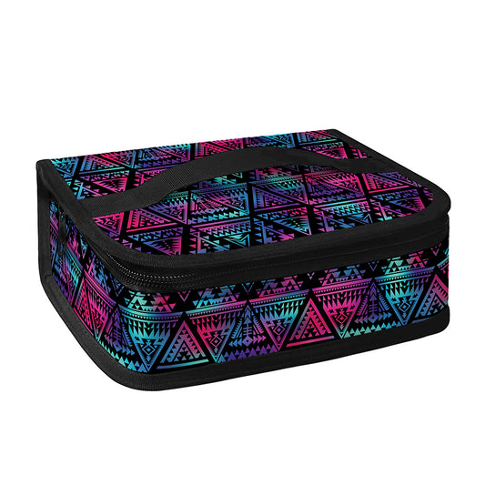 Triangle Ethnic Navajo Pattern Print Small Lunch Bag