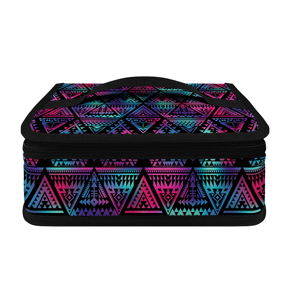 Triangle Ethnic Navajo Pattern Print Small Lunch Bag
