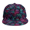 Triangle Ethnic Navajo Pattern Print Snapback Cap