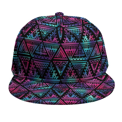 Triangle Ethnic Navajo Pattern Print Snapback Cap