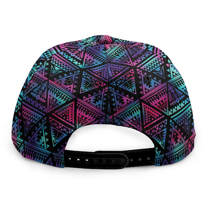 Triangle Ethnic Navajo Pattern Print Snapback Cap
