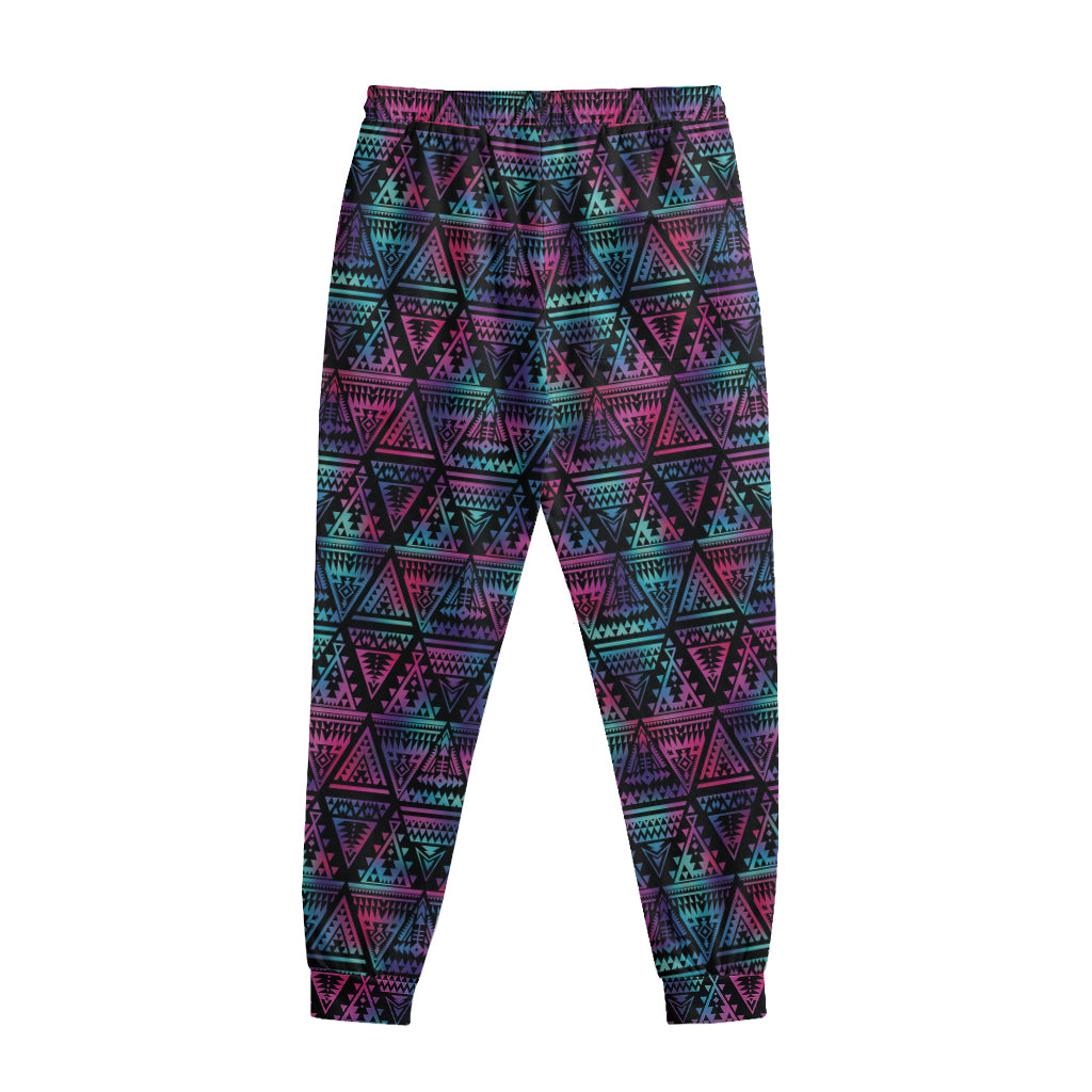 Triangle Ethnic Navajo Pattern Print Sweatpants