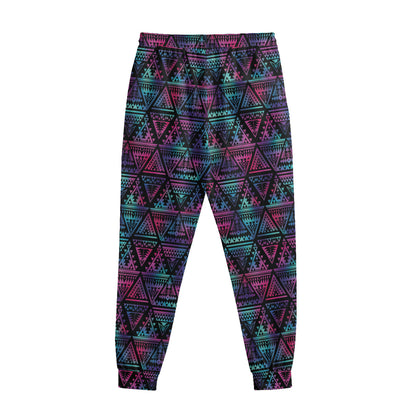 Triangle Ethnic Navajo Pattern Print Sweatpants