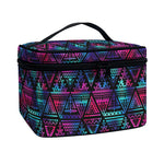 Triangle Ethnic Navajo Pattern Print Travel Makeup Bag