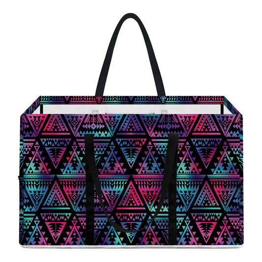 Triangle Ethnic Navajo Pattern Print Utility Tote Bag