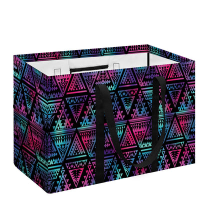 Triangle Ethnic Navajo Pattern Print Utility Tote Bag