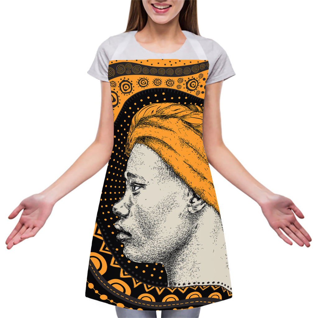 Tribal African Girl Print Adjustable Apron