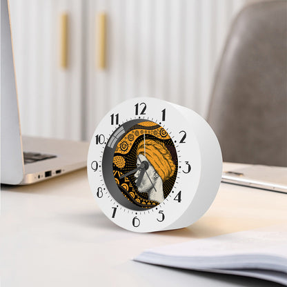 Tribal African Girl Print Alarm Clock