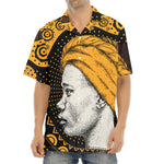 Tribal African Girl Print Aloha Shirt