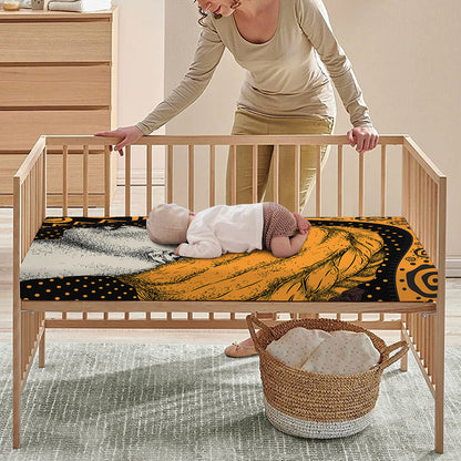 Tribal African Girl Print Baby Crib Sheet