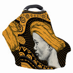 Tribal African Girl Print Baby Seat Cover