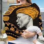 Tribal African Girl Print Baby Seat Cover