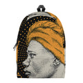 Tribal African Girl Print School Backpack