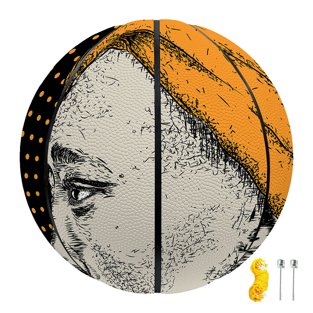 Tribal African Girl Print Basketball