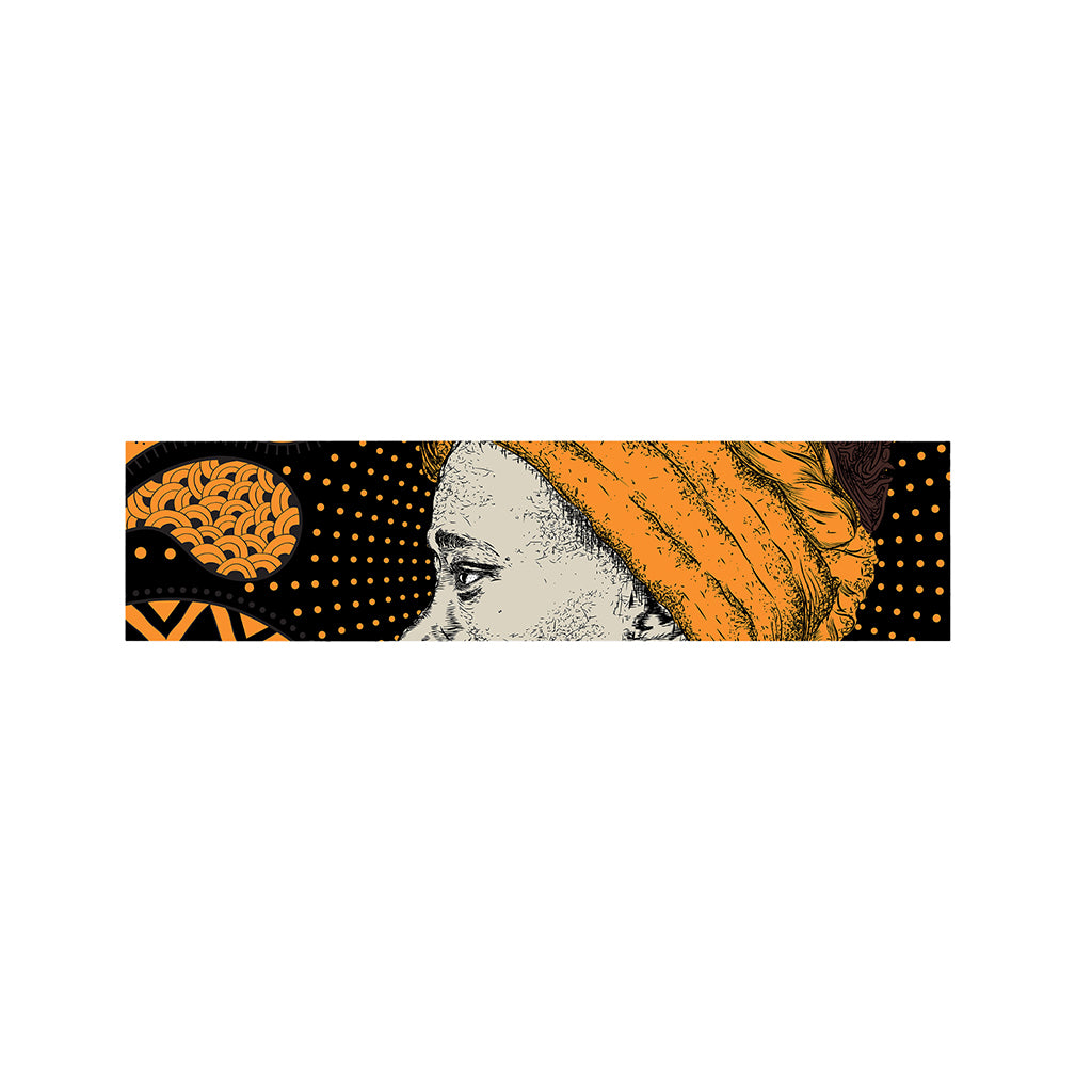 Tribal African Girl Print Bed Runner