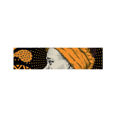 Tribal African Girl Print Bed Runner