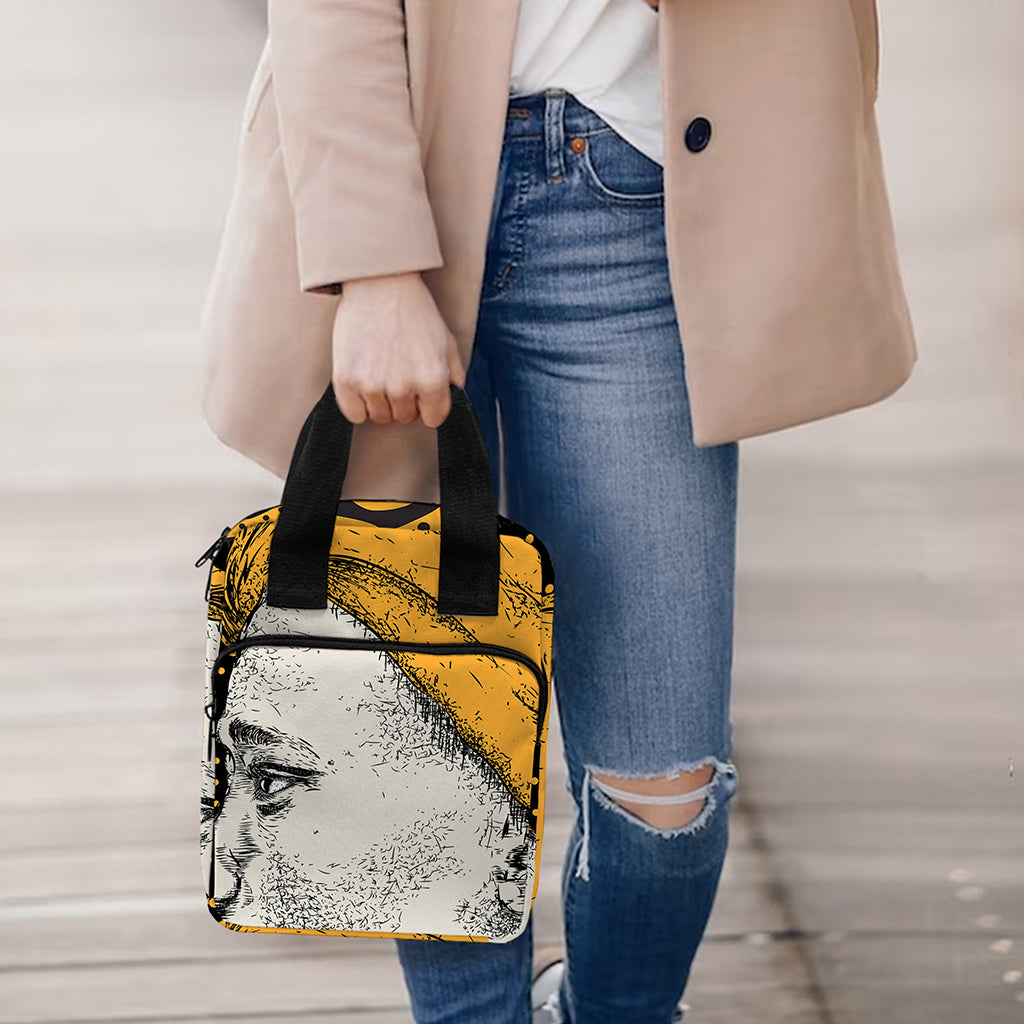 Tribal African Girl Print Bible Tote Bag