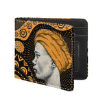 Tribal African Girl Print Bifold Wallet