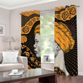Tribal African Girl Print Dimout Grommet Curtains