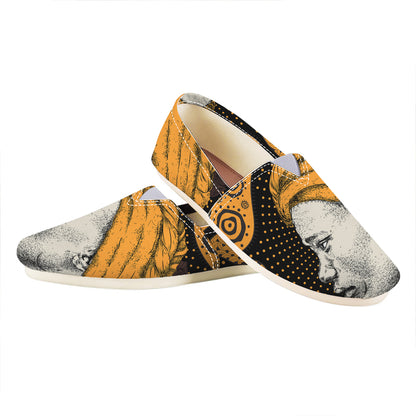 Tribal African Girl Print Casual Shoes