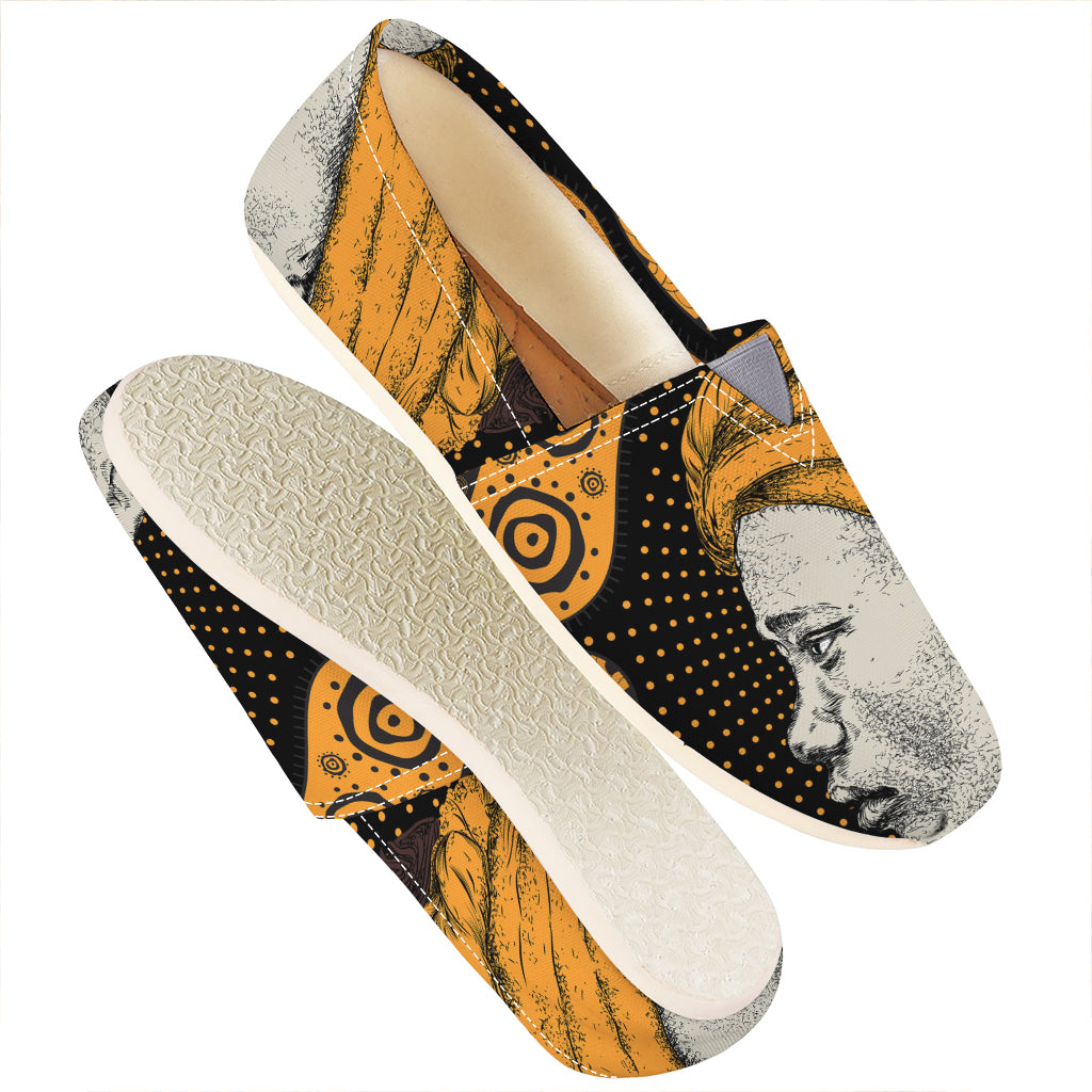 Tribal African Girl Print Casual Shoes