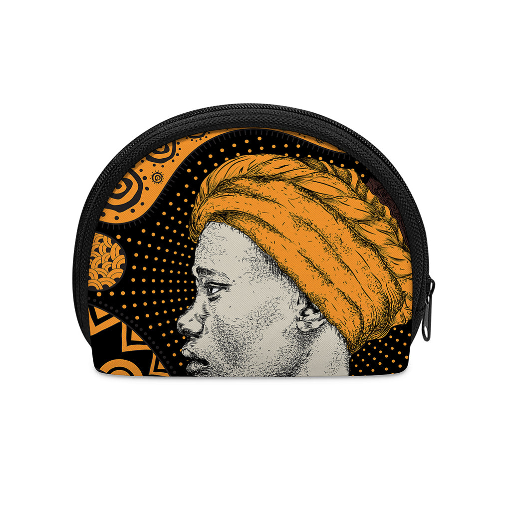 Tribal African Girl Print Coin Purse