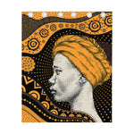 Tribal African Girl Print Curtain