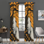 Tribal African Girl Print Curtain